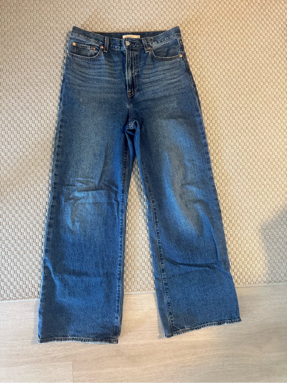 Levi's High Rise Wide Leg Jeans - Blue Denim